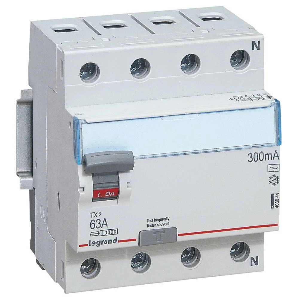 УЗО четырехполюсное TX3 4п 63a 300ma -AC