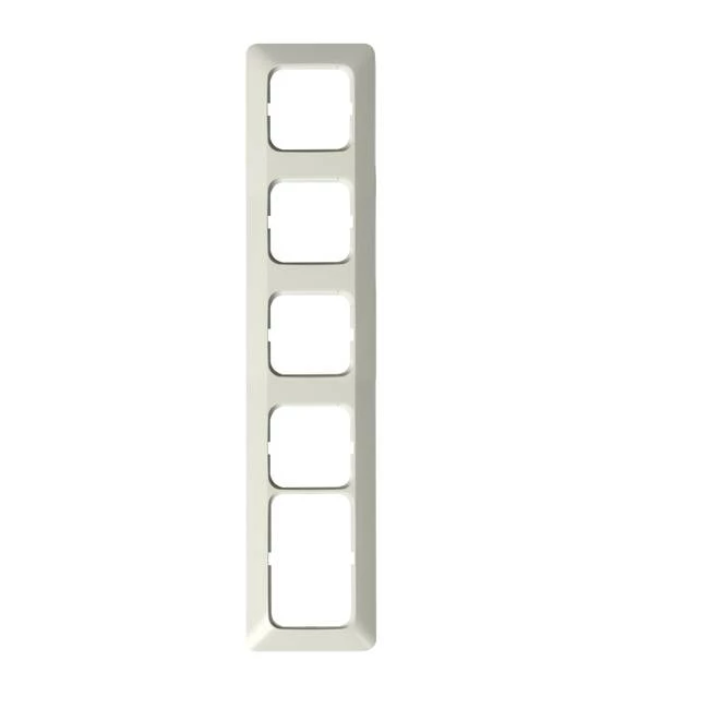 Рамка 5-постовая, 1 пост 2Schuko + 4 поста Schuko, серия Jussi, белый ABB
