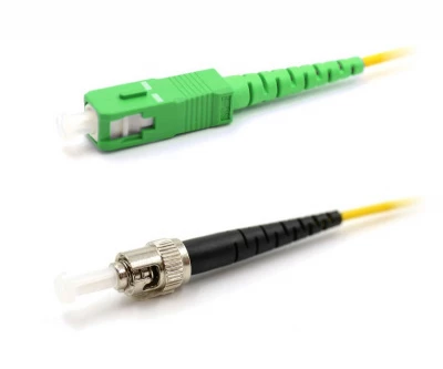 Патч-корд оптический LANMASTER, LSZH, симплексный, SC/APC-ST/UPC, SM OS2, 0.5 м