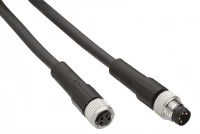 Шина ТМ7, прямой M12-B 4pin, Female-без разъема, 3м