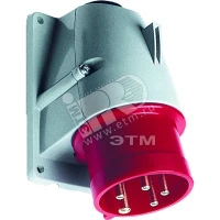 Вилка для монтажа на поверхность 316BS7, 16A, 3P+E, IP44, 7ч