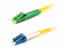 Патч-корд оптический LANMASTER, LSZH, дуплексный, LC/APC-LC/UPC, SM, 5.0 м
