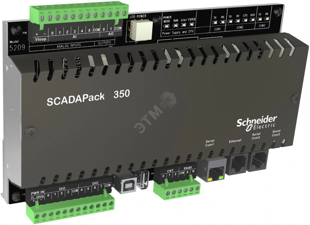 SCADAPack 350 RTU,4 жид поток,IEC61131