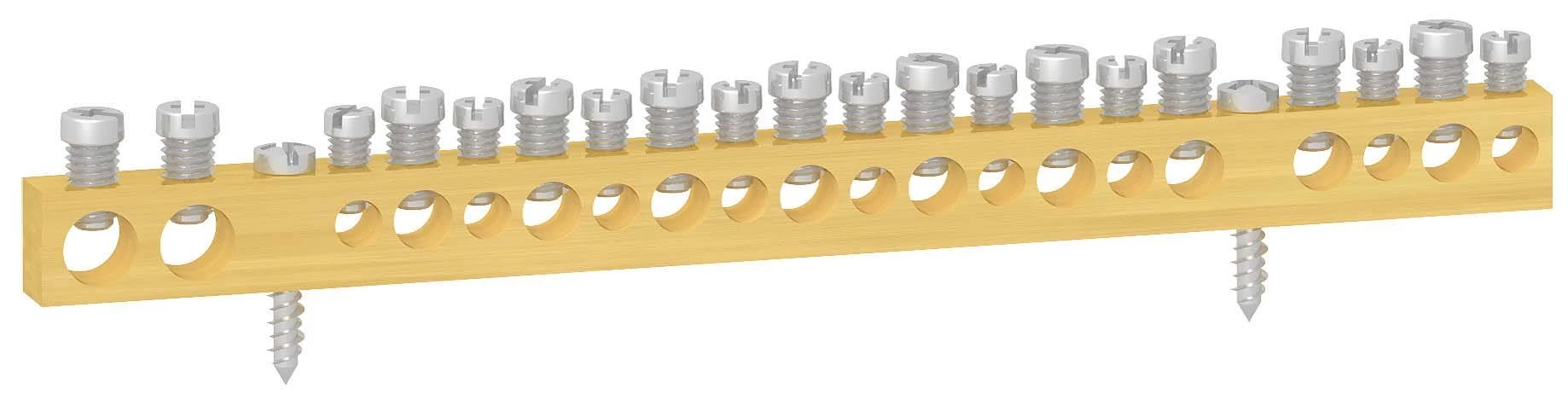 Клеммные колодки неизолированные, крепление винт М4, 2x16+9x10+9x6, Италия