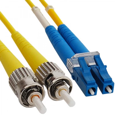 Патч-корд оптический LANMASTER, LSZH, дуплексный, ST/APC-LC/UPC, SM OS2, 3.0 м