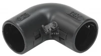 Поворот открывающийся на 90гр. CI25G IEK черный