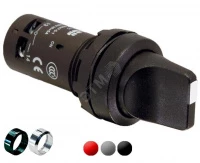 Переключатель C3SS3-30R-20 (короткая ручка) красный 3-х позиционный без подсветки 2НО