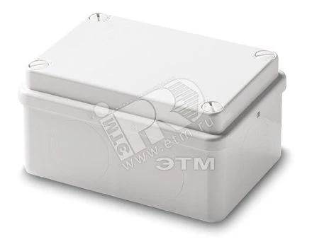 Коробка расп,гермет,пласт,винт IP55 100х100х50мм ШхВхГ