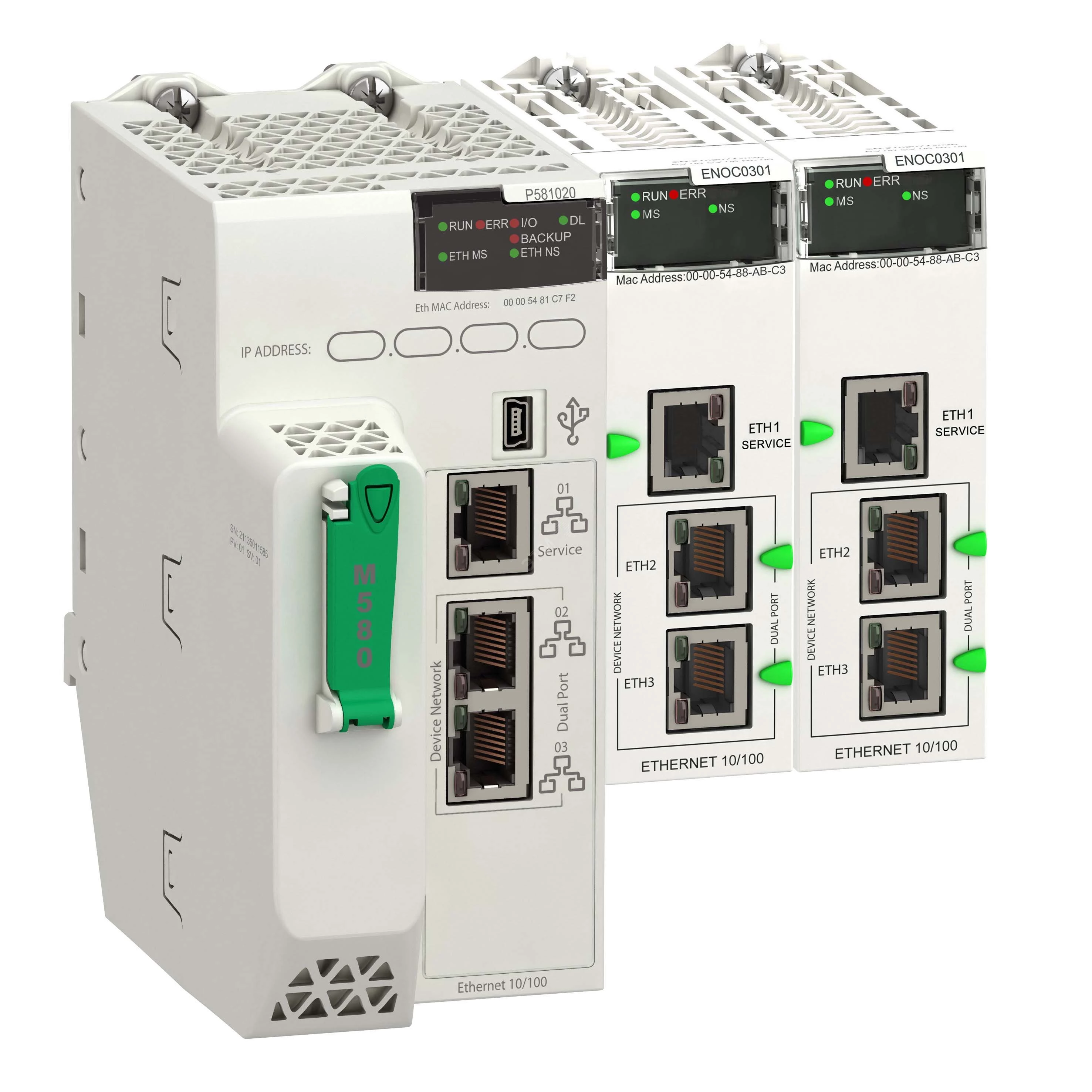 Процессор M580 уровень 10 – DIO