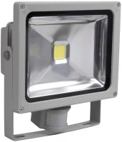 Светодиодный прожектор с детектором СДО 05-20Д серый SMD IP44 IEK
