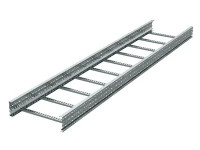 Лоток лестничный 200x1000, лонжерон 1,5 мм, L 3 м, цинк-ламель