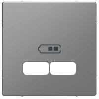 D-Life, ЦЕНТРАЛЬНАЯ НАКЛАДКА для USB механизма 2,1А, НЕР.СТАЛЬ, SD