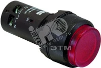 Кнопка CP4-30R-11 красная c фикс, и выступающий клавишей 1HЗ1НО