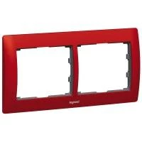 Рамка 2п гор Magic Red GL