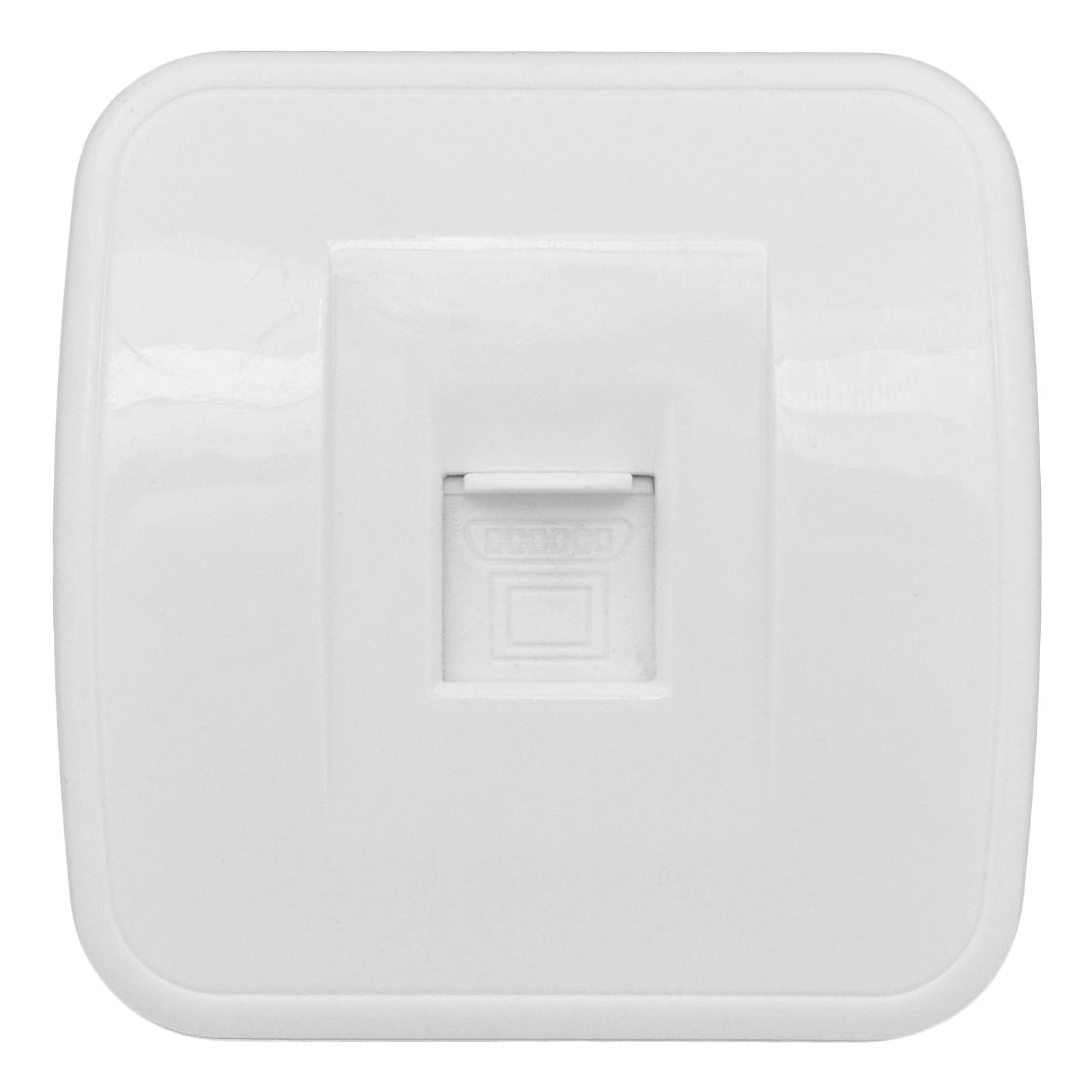 Розетка EKF Basic RJ-45 1-местная, ОП  1А, 120В, белая, Минск 