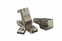 Коннектор 8P8C STP Cat.6A (RJ-45) безынструментальный