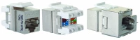 Модуль Keystone категории 6, FTP, 1xRJ45, T568A/B, Silver Line, Q-Tool