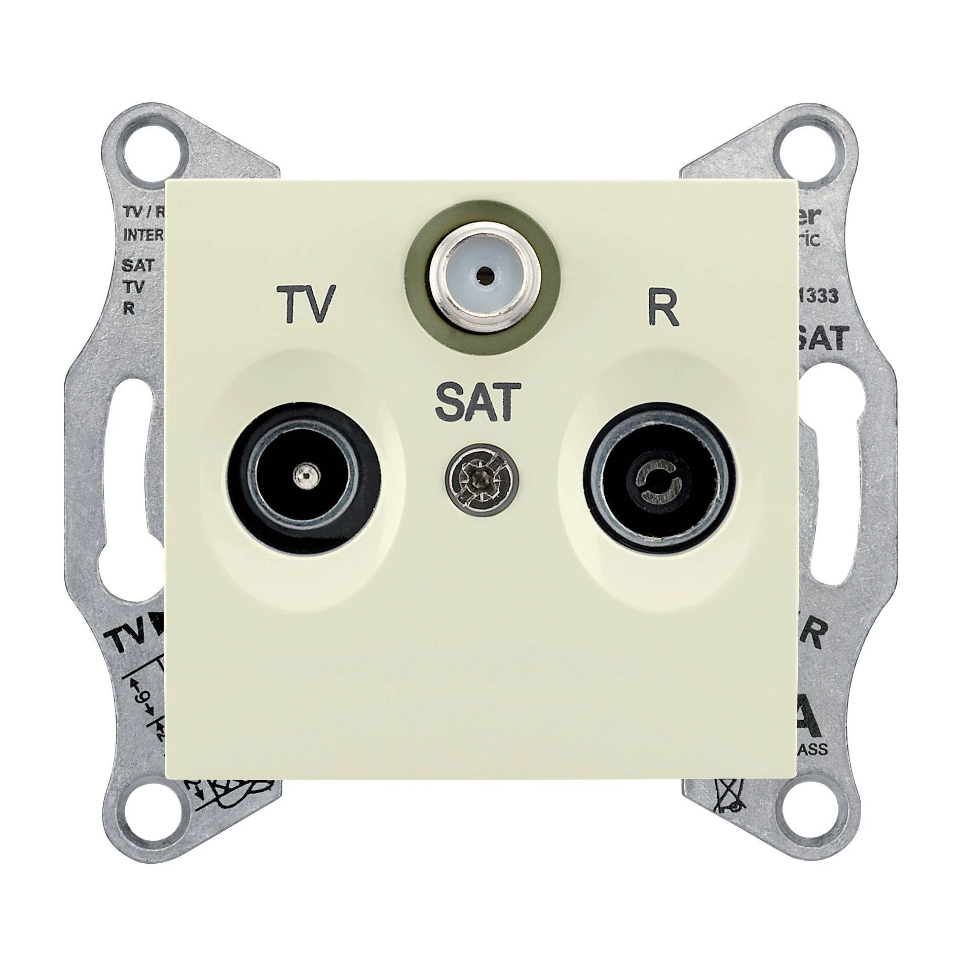 TV/R/SAT розет. пром., беж. SDN3501447