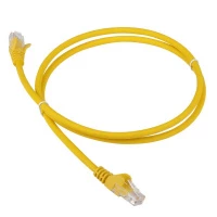 Патч-корд LANMASTER LSZH UTP кат.6, 1.0 м, желтый