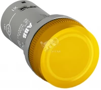 Лампа CL2-623Y желтая со встроенным светодиодом 230В AC с защитой от наводок с напряжением до 60В
