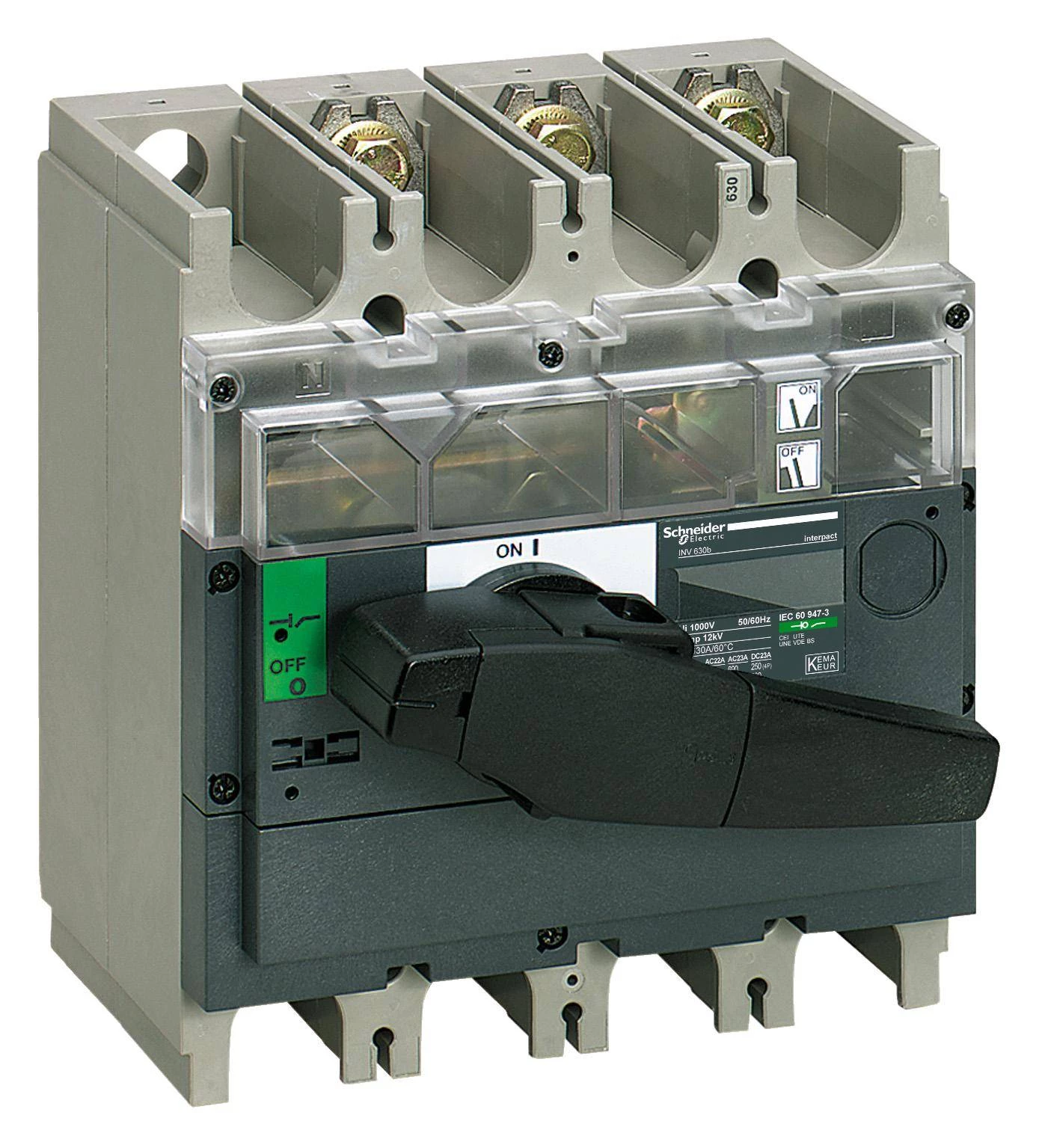 Выключатель-разъединитель INV250 3 положения полюса Schneider Electric