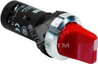 Переключатель C3SS1-30R-20 3-х позиционный красный 2НО с фиксаци ей