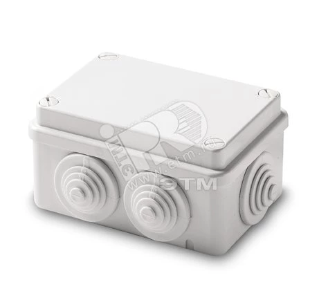 Коробка распаячная герметичная с вводами IP55 220х170х80мм ШхВхГ