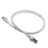 Патч-корд LANMASTER LSZH FTP кат.5e, 1.0 м, серый