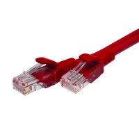 Патч-корд SUPRLAN U/UTP Cat.5e 4x2 26AWG (7x0.16mm) Cu PVC красный 2м