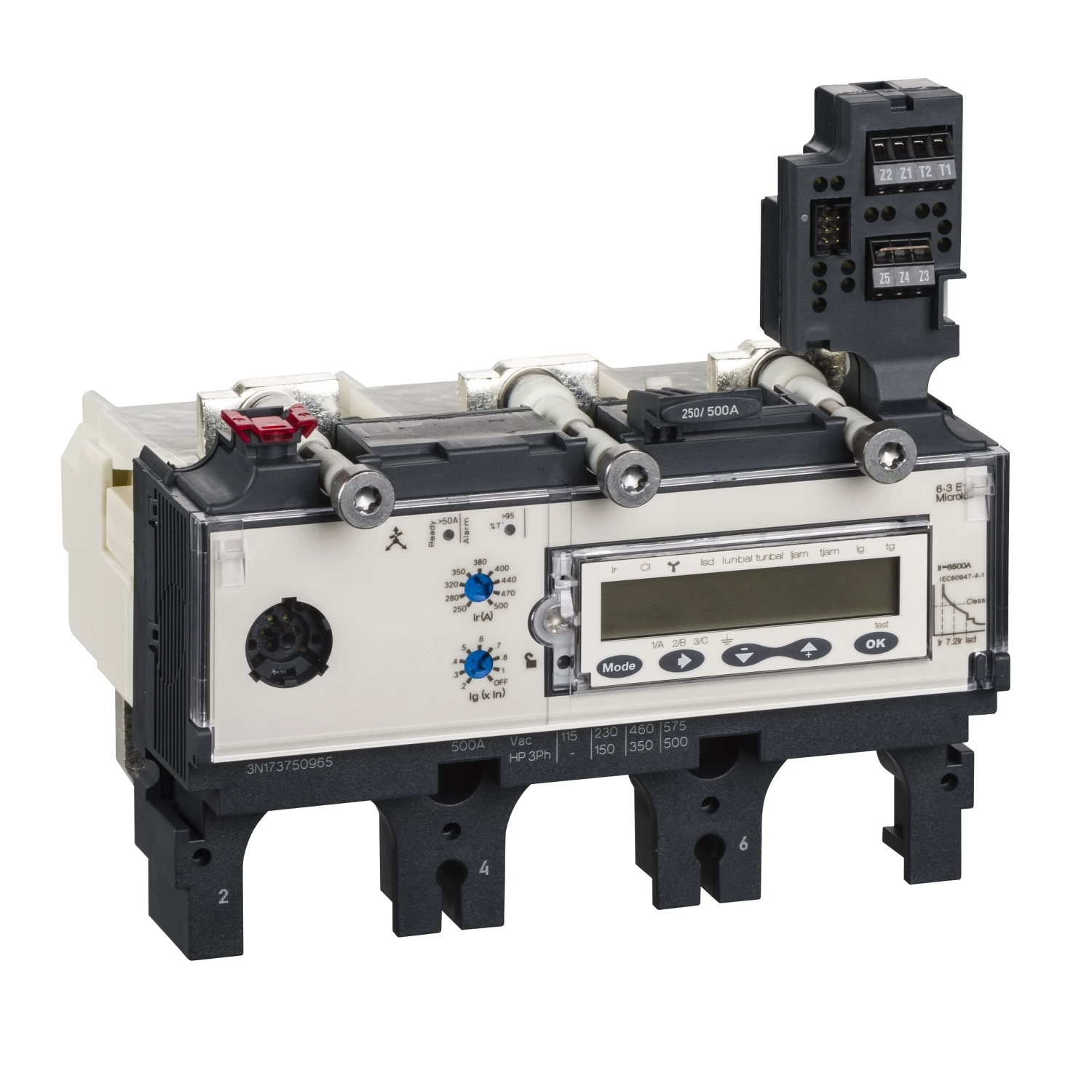 3П3Т MICR. 6.3E-M 500A РАСЦЕП. NSX630