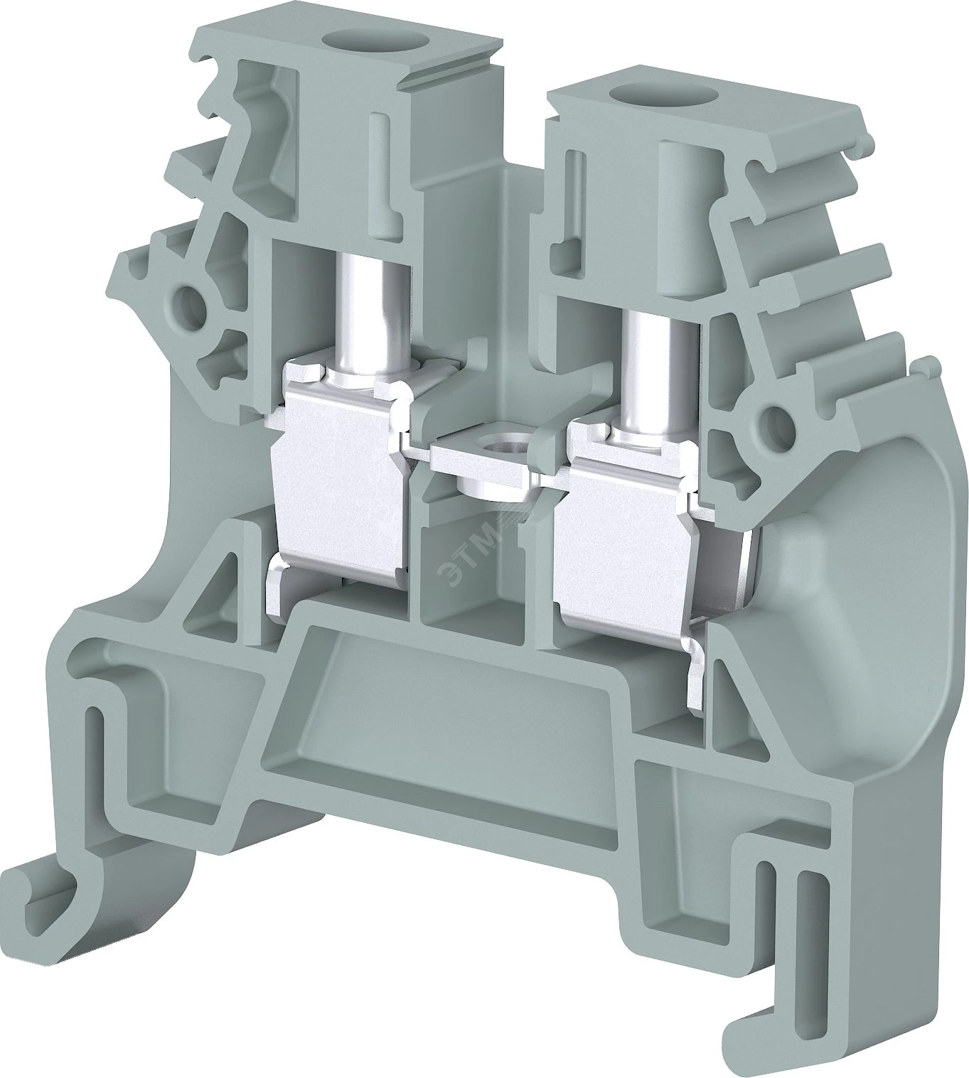 Клемма C4/6 винтовая, 4 мм², серая