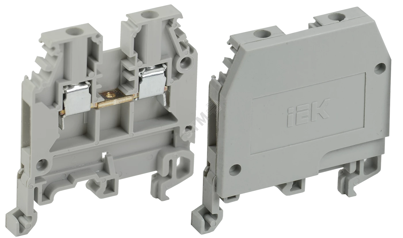 Зажим наборный ЗНИ-2,5мм2 (JXB24А) серый ИЭК