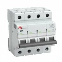 Выключатель автоматический AV-10 1P  4A (B) 10kA EKF AVERES mcb10-1-04B-av mcb10-1-04B-av