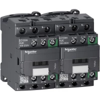 КОНТАКТОР РЕВЕРСИВНЫЙ D 3P AC3 440В 9A, КАТУШКА УПРАВЛЕНИЯ 100-250В AC/DC, ЗАЖИМ ПОД ВИНТ