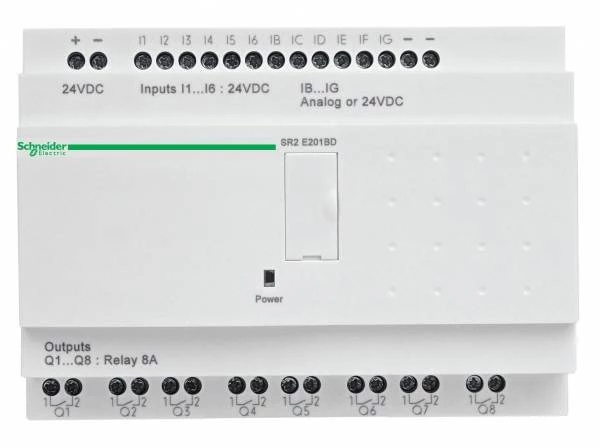 ZELIO LOGIC РЕЛЕ ЭКОНОМ 20ВХОДОВ/ВЫХОДОВ ~240В