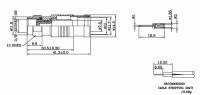 Разъем F-типа для кабеля RG-11, компрессионный (compression type) Hyperline