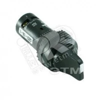 Переключатель C2SS1-10B-20 2-х позиционный черный 2НО (45 градус ов) с фиксацией (черное декор, кольцо)