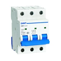 Автоматический выключатель NB1-63H 3P 1A 10кА х-ка D (CHINT)