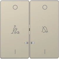D-Life КЛАВИША 2-ная, линзой LED, символ: звонок/горничная, САХАРА , SD