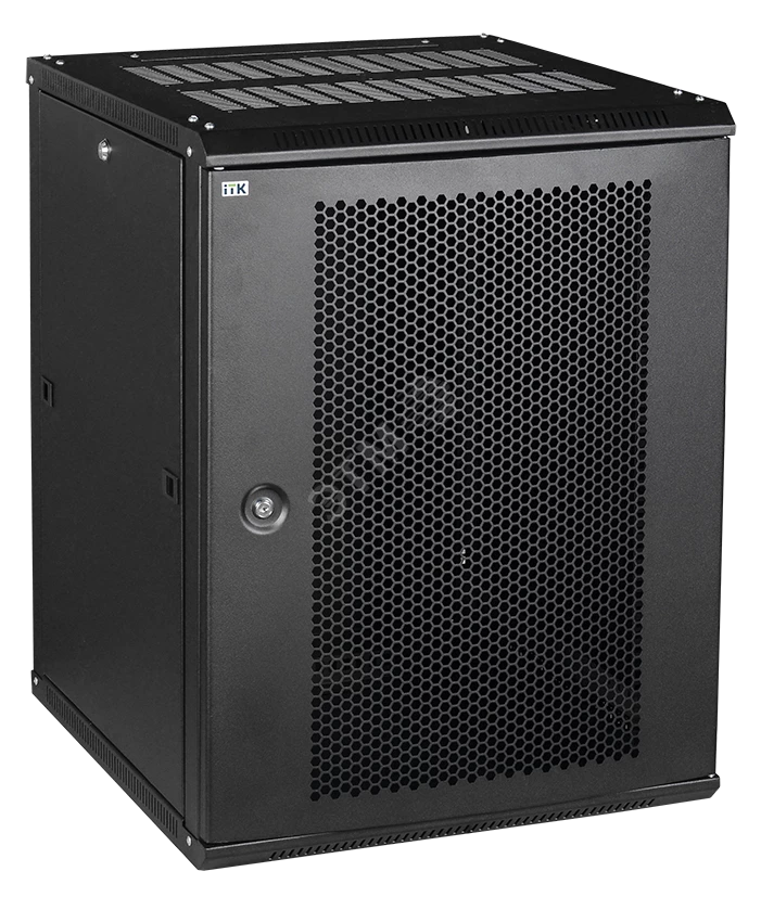 ITK Шкаф LINEA W 6U 600x450 мм дверь перфорированная, RAL9005