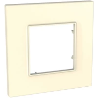 РАМКА UNICA QUADRO 1 МЕСТО БЕЖЕВЫЙ