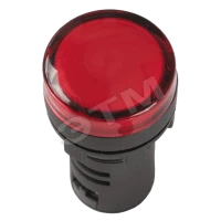Лампа AD16DS(LED)матрица d16мм красный 24В AC/DC ИЭК