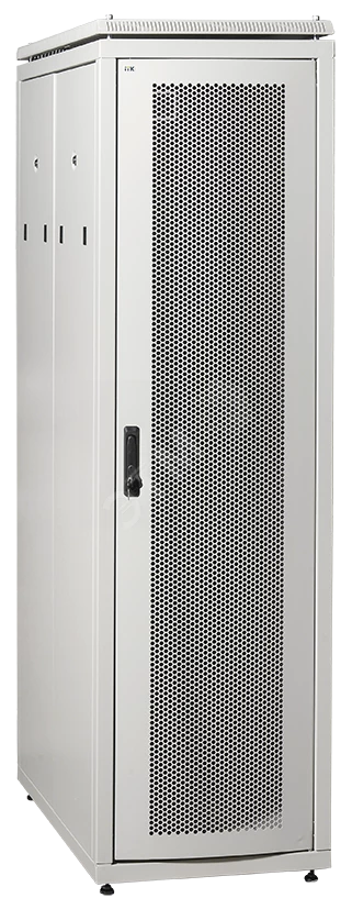 ITK Шкаф сетевой 19" LINEA N 18U 600х1000 мм перфорированные двери серый