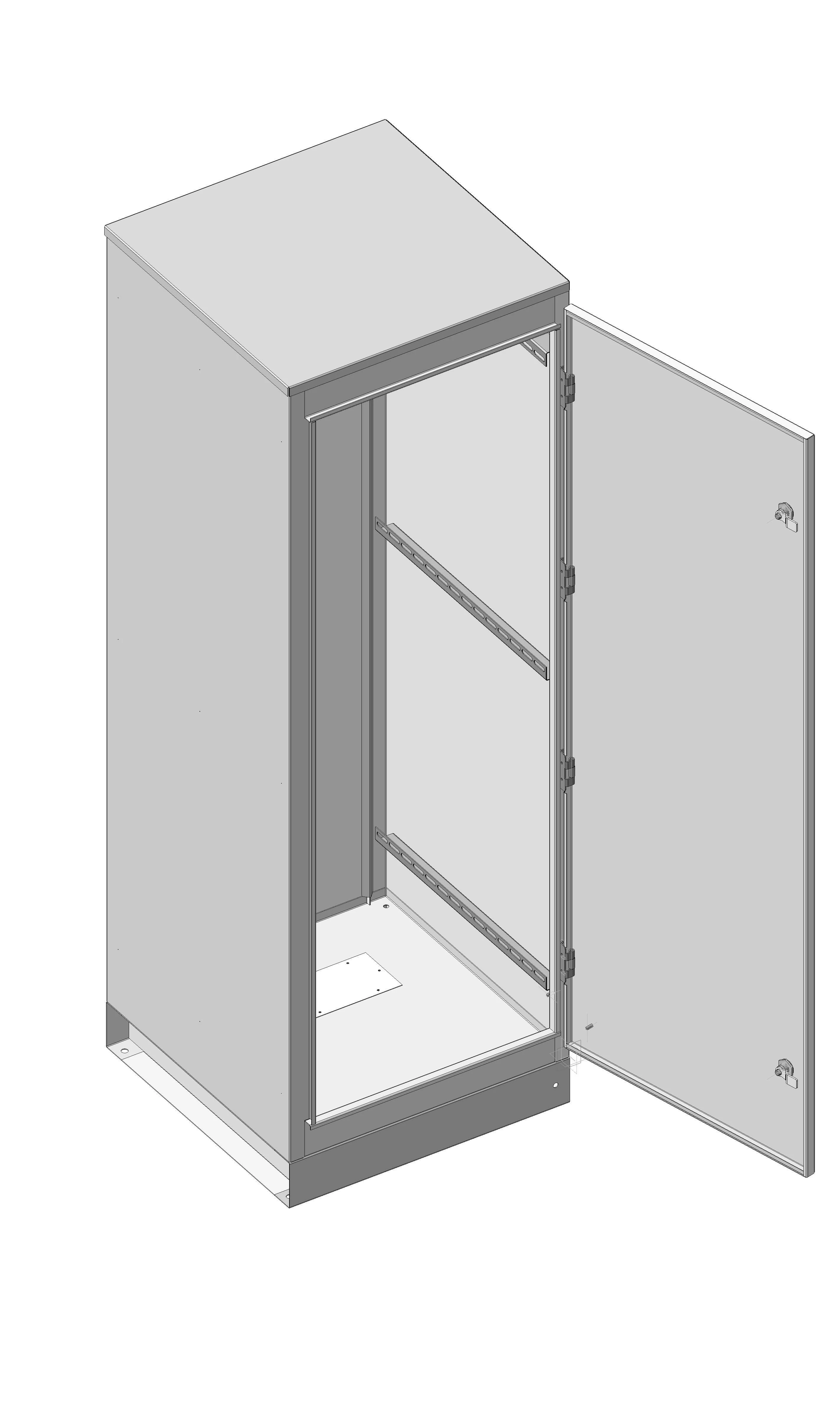 Каркас ВРУ-1 Unit S сварной  (2000х600х450) IP54 EKF PROxima