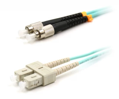 Патч-корд оптический LANMASTER, дуплексный, SC/PC-FC/PC, OM3, LSZH, 7.0 м