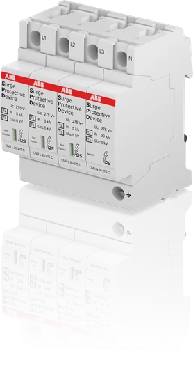 Ограничитель импульсных перенапряжений УЗИП OVR T2-T3 3N 20-275 P QS ABB 2CTB803973R1200