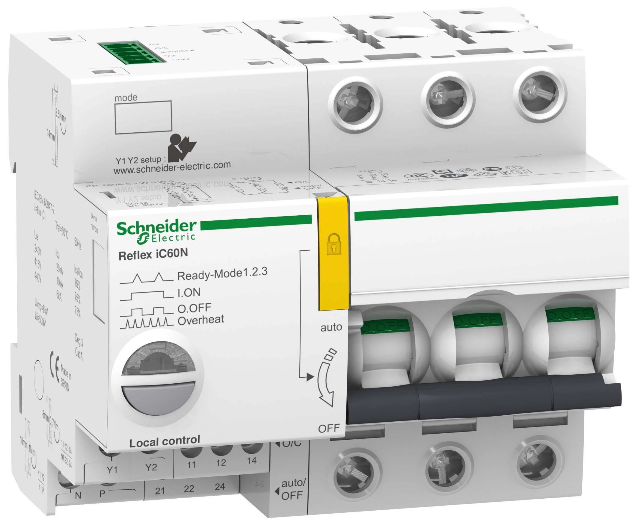 АВТ. ВЫКЛ. REFLEX iC60N 3П 10A C Ti24