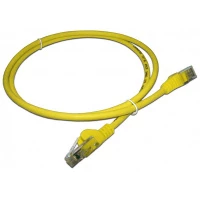 Патч-корд LANMASTER LSZH UTP кат.5e, 0.5 м, желтый