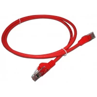 Патч-корд LANMASTER LSZH UTP кат.5e, 0.5 м, красный