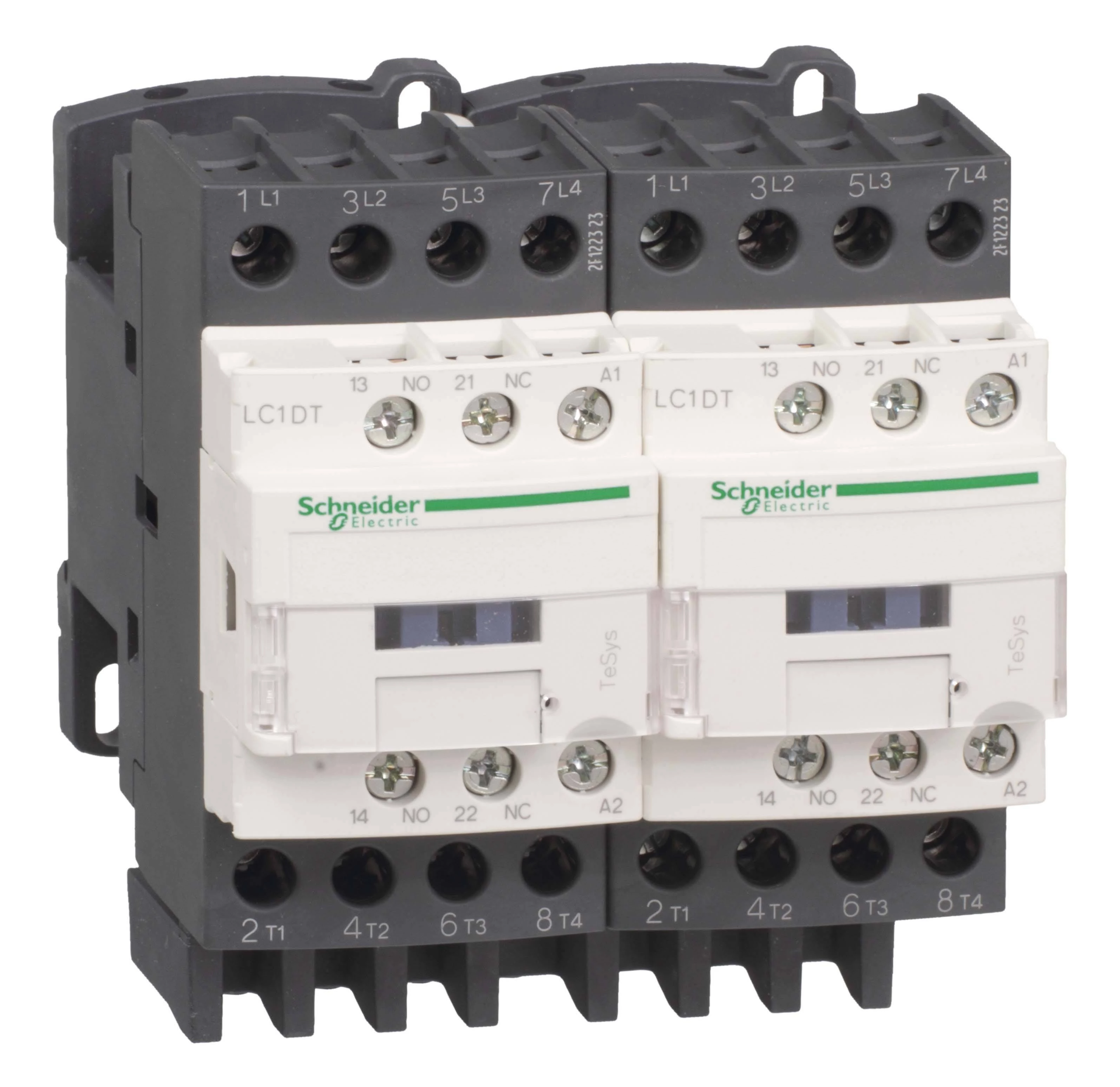 КОНТАКТОР РЕВЕРСИВНЫЙ 4P(4НО),АС1 32А,НО+НЗ,24V DC
